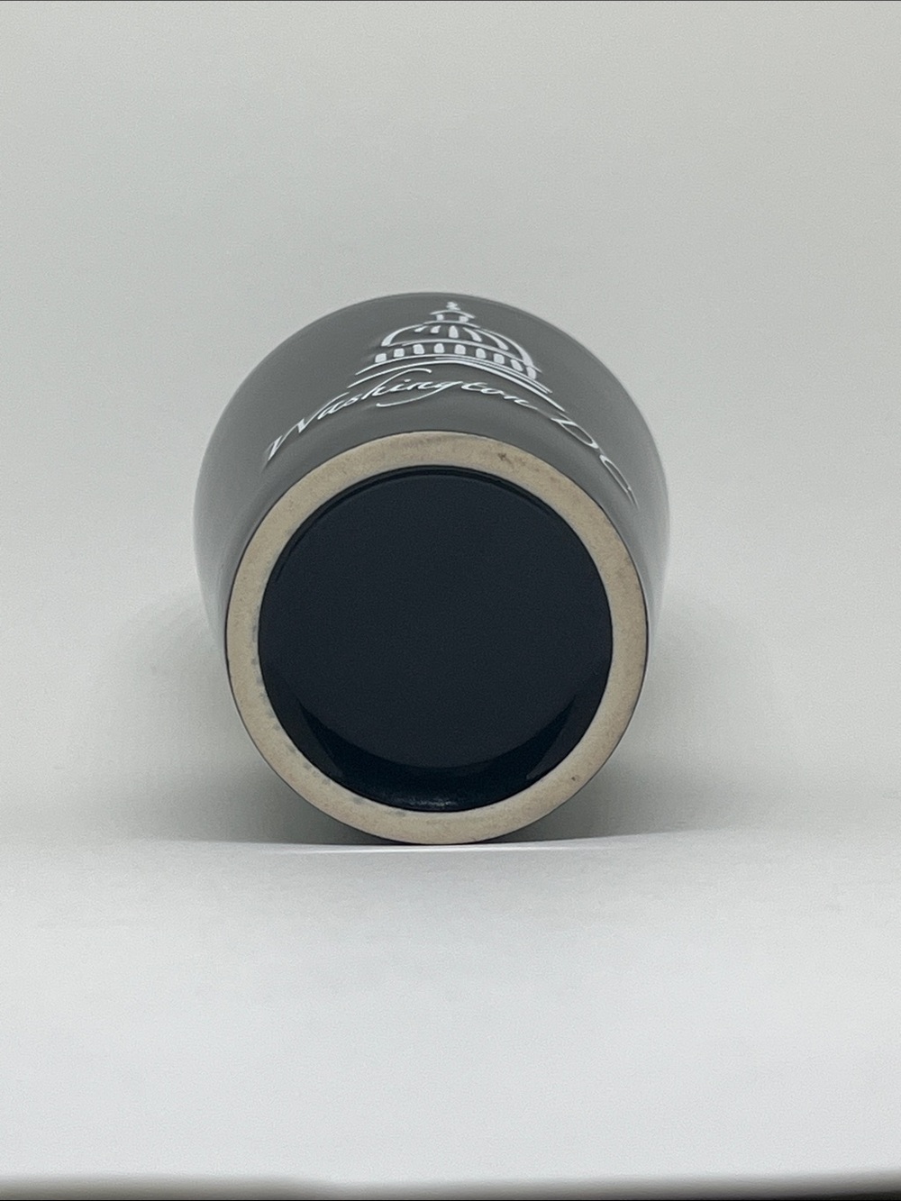 Washington DC Black Ceramic Shot Glass with Capitol Dome - Picture 4 of 4